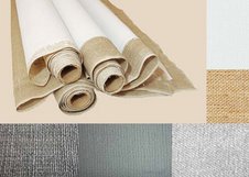 Холст грунтованный эмульсионный мелкое зерно (2,0х3,0 м), плотность 180 г/м2
