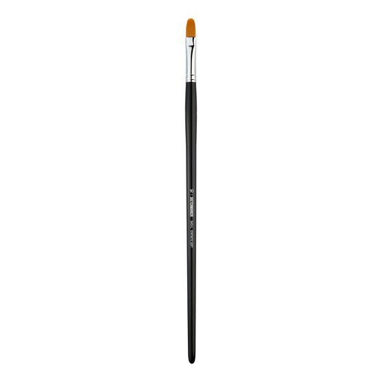 Кисть для акрила Sketchmarker 343 синтетика мягкая овальная ручка длинная №10