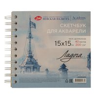 Скетчбук "Ладога" с видами Санкт-Петербурга предназначен для работы не только акварельными красками, но и красками на водной основе (гуашь, акрил, темпера), акварельными карандашами и маркерами, в смешанных техниках. 100% целлюлоза средней зернистости и плотность 200 г/м2 позволяют работать в много…