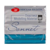 Цвет: бирюзовый. Полимерная глина (пластика) ТМ "Sonnet" подходит для лепки бижутерии, фигурок, миниатюр и прочего. Становится пластичной и податливой после активного разминания. Запекать в духовом шкафу при температуре 130°С 10-30 минут (в зависимости от толщины изделия). Окрашивается художественн…
