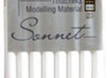 Пластика "Sonnet", брус 56 г, флуоресцентная, белый