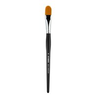 Кисть для акрила Sketchmarker 343 синтетика мягкая овальная ручка короткая №16