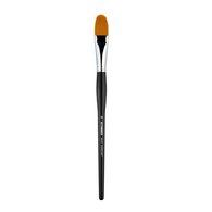 Кисть для акрила Sketchmarker 343 синтетика мягкая овальная ручка короткая №18