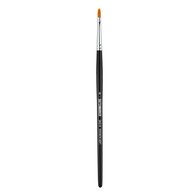 Кисть для акрила Sketchmarker 343 синтетика мягкая овальная ручка короткая №4