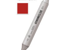 Маркер для скетчинга спиртовой Sketchmarker Classic R110 Красный кровавый