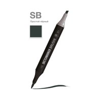 Маркер для скетчинга спиртовой Sketchmarker Brush Pro SB Черный простой