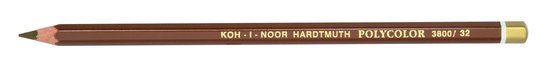 Карандаш художественный цветной Polycolor "KOH-I-NOOR" 3800, 12 шт/уп, сиена натуральная