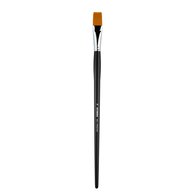 Кисть для акрила Sketchmarker 342 синтетика мягкая плоская ручка длинная №18