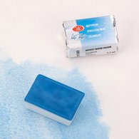 Пигментный состав: 
 P.B.35 
Светостойкость: ***  - светостойкие краски Укрывистость: □■  - полупрозрачные краски Устойчивость к смыванию: ∆  - легкосмываемые с бумаги 
Грануляция: G  - гранулирующие краски    Профессиональные художественных акварельные краски «Белые ночи» представляют собой тон…