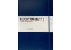 Блокнот Leuchtturm1917 Master A4+ (22.5x31.5см.), 100г/м2 - 235 стр. в точку, твердая обложка, цвет: синий неви