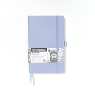 Блокнот для зарисовок Sketchmarker 140г/кв.м 13*21см 80л твердая обложка Пыльный голубой