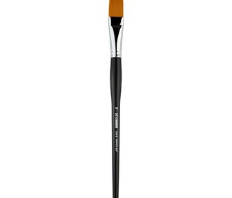 Кисть для акрила Sketchmarker 342 синтетика мягкая плоская ручка короткая №18