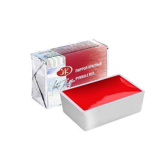  Пигментный состав: P.R.254 
 Укрывистость: □ - прозрачная краска
  Светостойкость: *** - светостойкая краска 
 Устойчивость к смыванию: ▲ – трудно смываемая краска
 Насыщенный ягодный красный оттенок акварели. Выполнен на пигменте органического происхождения, обладает высокой красящей способностью…
