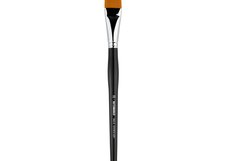 Кисть для акрила Sketchmarker 342 синтетика мягкая плоская ручка короткая №22