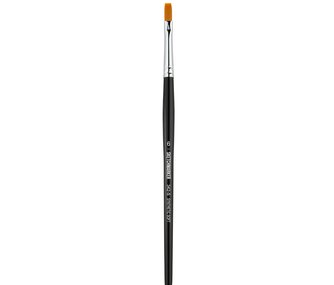 Кисть для акрила Sketchmarker 342 синтетика мягкая плоская ручка короткая №6