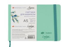 Элегантный скетчбук для акварели "Ладога" с твердой обложкой с имитацией кожи предназначен для акварели, а также акварельных карандашей и маркеров, гуаши и акрила, туши, смешанных техник. Содержит 20 листов бумаги из 100% хлопка натурального белого цвета прекрасного качества со средней зернистостью…