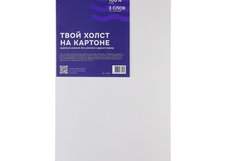 Холст грунтованный на картоне Стихия 30x50 см