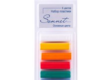 Набор пластики "Sonnet" "Основные цвета", 6 цветов, 120 г
