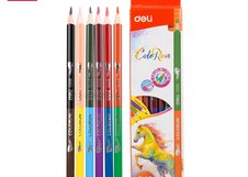 Двусторонние карандаши Deli ColoRun позволяют получить 12 цветов при компактном формате набора. Корпус из липы легко затачивается и обеспечивает комфортное рисование. Подходят для школы, творчества и хобби.