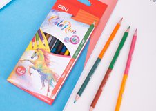 Набор двусторонних карандашей Deli ColoRun включает 24 ярких цвета для рисования и раскрашивания. Карандаши изготовлены из древесины липы и легко затачиваются. Компактная упаковка удобна для хранения и переноски.