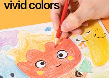 Укороченные цветные карандаши Deli COLORWOW! удобно лежат в детской руке и подходят для творчества и обучения. Трёхгранный корпус способствует комфортному захвату и правильной постановке пальцев. Яркие цвета легко наносятся на бумагу.