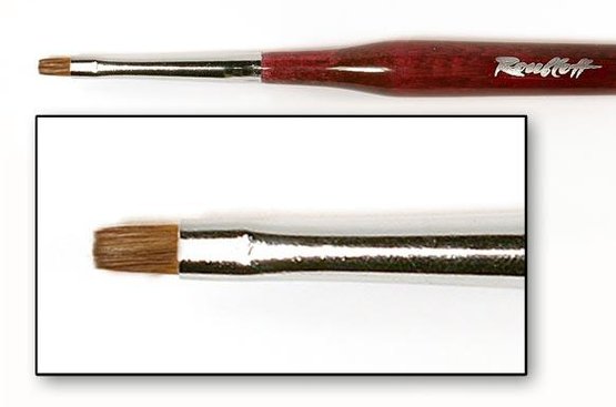 DK2-03, 0RN Roubloff Колонок плоская бордовая ручка нест. №3