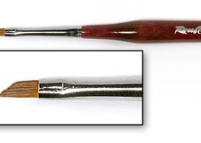 DK6-02, 0RN Roubloff Колонок наклонная бордовая ручка нест. №2