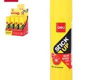 Клей-карандаш Deli Stick UP подходит для бумаги, картона и легких материалов. Формула на основе ПВП обеспечивает ровное нанесение и надежную фиксацию. Желтый корпус делает продукт заметным и удобным в использовании.