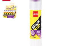 Клей-карандаш Deli Stick Up оснащен цветным индикатором для более точного нанесения. Усиленная формула на основе ПВП обеспечивает прочное склеивание бумаги и картона. После высыхания клей становится прозрачным и аккуратным.