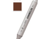 Маркер для скетчинга спиртовой Sketchmarker Classic BR20 Шоколадный