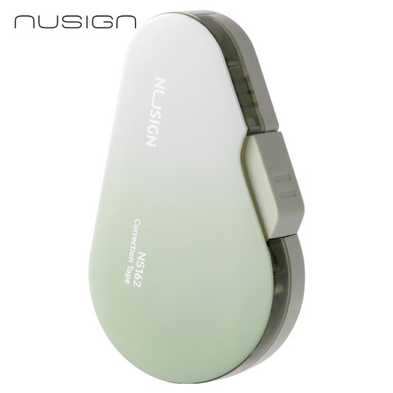 Корректирующая лента NuSign "Sunshine Whisper", 5мм*12м, автоматическая конструкция, 88х51х19 мм, зеленая