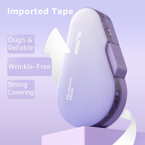 Корректирующая лента NuSign "Sunshine Whisper", 5мм*12м, автоматическая конструкция, 88х51х19 мм, зеленая
