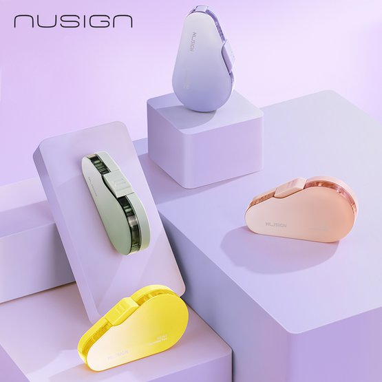 Корректирующая лента NuSign "Sunshine Whisper", 5мм*12м, автоматическая конструкция, 88х51х19 мм, зеленая