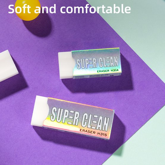 Ластик Deli Dust Free обеспечивает чистое стирание графита с минимальным количеством крошек. Специальная форма с канавкой делает использование более удобным. Подходит для школы, офиса и художественных работ.
