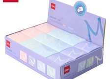 Ластик Deli Soft E3044 — мягкий школьный ластик из PVC, обеспечивающий чистое стирание без повреждения поверхности бумаги. Подходит для повседневного использования в школе и офисе.
