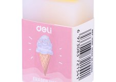 Ластик Deli EH301 — компактный школьный ластик из серии общего назначения. Изготовлен из безопасного PVC-материала, обеспечивающего чистое и аккуратное стирание без повреждения бумаги. Поставляется в ассорти цветов и предназначен для ежедневного использования в школе и офисе.