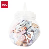 Ластик Deli Macaron EH02200 — экологичный PVC-ластик с мягкой текстурой и технологией без пыли. Обеспечивает чистое стирание и комфортное использование. Поставляется в пластиковом тубусе для удобного хранения.