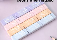 Ластик Deli Macaron EH02200 — экологичный PVC-ластик с мягкой текстурой и технологией без пыли. Обеспечивает чистое стирание и комфортное использование. Поставляется в пластиковом тубусе для удобного хранения.