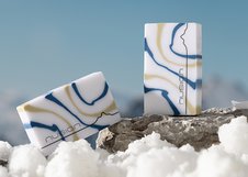 Ластик NuSign "Natural Fluids", 30х50х10,5 мм, ПВХ, 4 дизайна ассорти, 24 шт, дисплей бокс