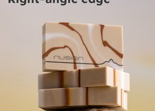 Ластик NuSign "Natural Fluids", 30х50х10,5 мм, ПВХ, 4 дизайна ассорти, 24 шт, дисплей бокс