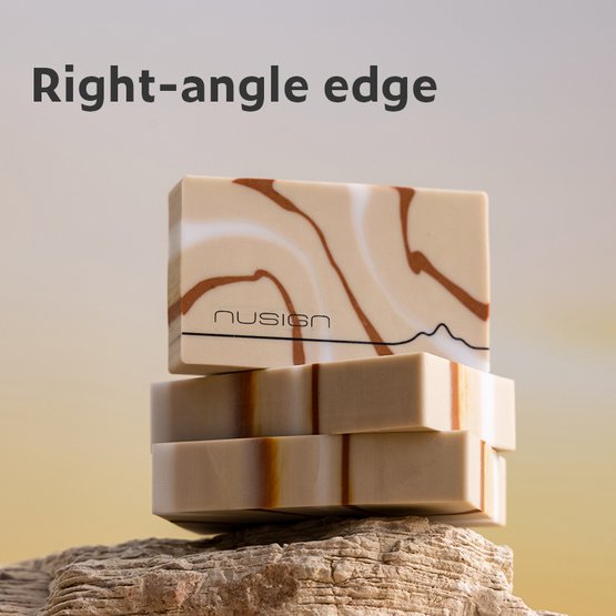 Ластик NuSign "Natural Fluids", 30х50х10,5 мм, ПВХ, 4 дизайна ассорти, 24 шт, дисплей бокс