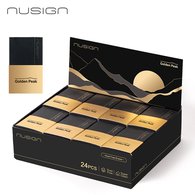 Ластик NuSign, 50х30х10,5 мм, прямоугольный, черный, дисплей бокс