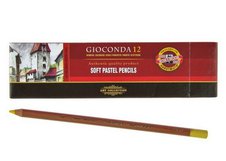 Карандаш пастельный художественный Gioconda "KOH-I-NOOR" 8820/2 12шт/уп, хром жёлтый