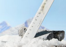 Линейка NuSign "Natural Fluids", 15 см, пластик, белая, блистер