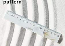 Линейка NuSign "Natural Fluids", 15 см, пластик, белая, блистер
