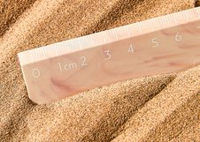Линейка NuSign "Natural Fluids", 15 см, пластик, светло-коричневая, блистер