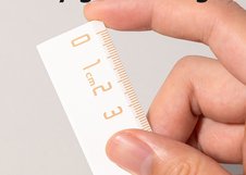 Линейка NuSign 15 см, пластик, белая, блистер