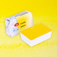 Пигментный состав: 
 P.Y.151 
Светостойкость: ***  - светостойкие краски Укрывистость: □  - прозрачные краски Устойчивость к смыванию: ∆  - легкосмываемые с бумаги      Профессиональные художественных акварельные краски «Белые ночи» представляют собой тонкодисперсные суспензии пигментов и наполни…