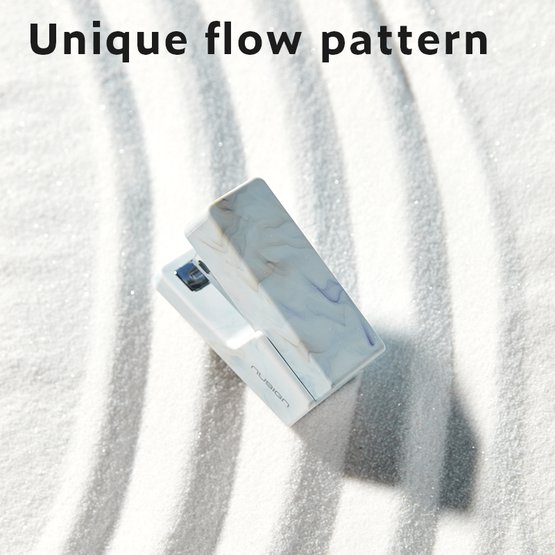 Мини степлер NuSign "Natural Fluids", для скоб 24/6, 26/6, пластик, со скобами 830 шт, черный