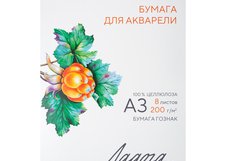 Бумага "Ладога" - это рисовальная бумага средней зернистости. 
Она предназначена для работы не только акварельными красками, но и другими красками на водной основе (гуашь, акрил, темпера) и в смешанных техниках. 
100% целлюлоза в составе бумаги и плотность 200 г/м2 позволяют работать в многослойной…